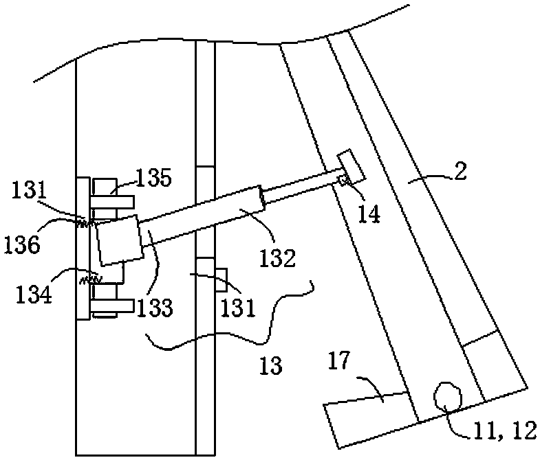 Upturning dam gate capable of realizing instant self-locking control