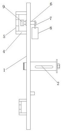 Mold box overturning and lifting device for aerated concrete plate production