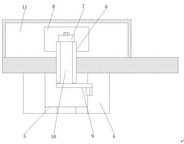 Mold box overturning and lifting device for aerated concrete plate production