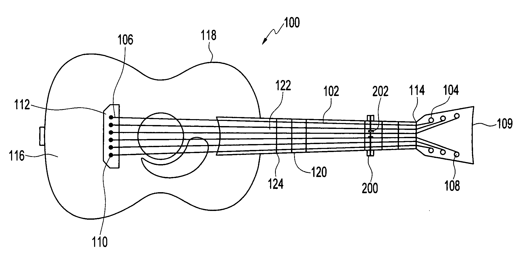 Capo for a stringed instrument