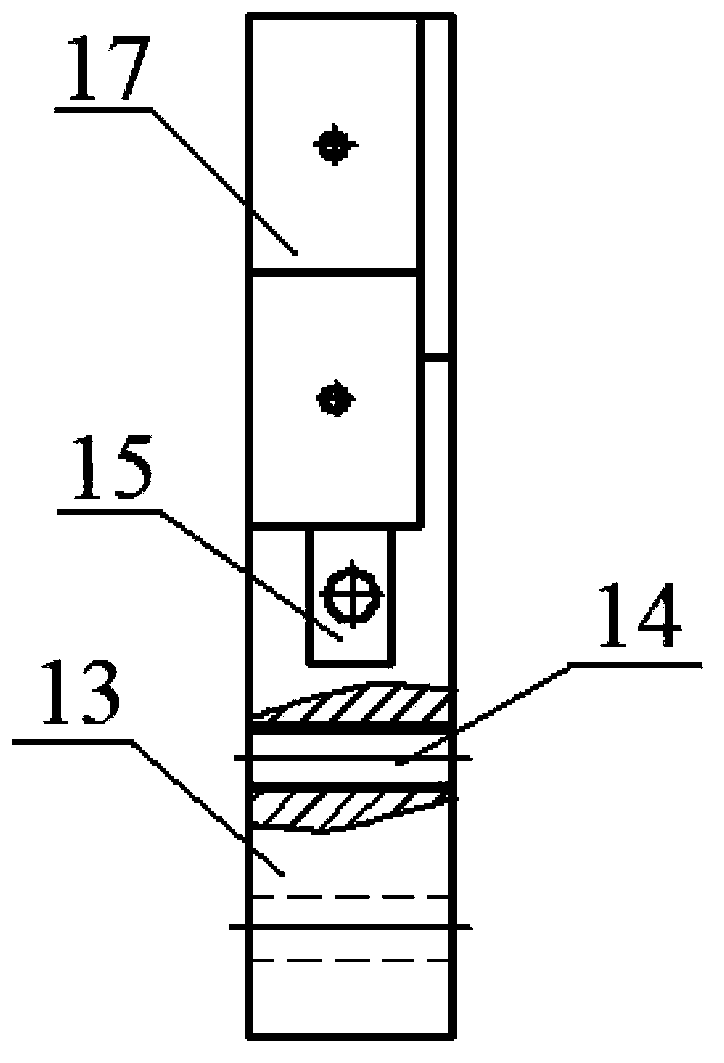 Clamp for slow wire feeding machine tool