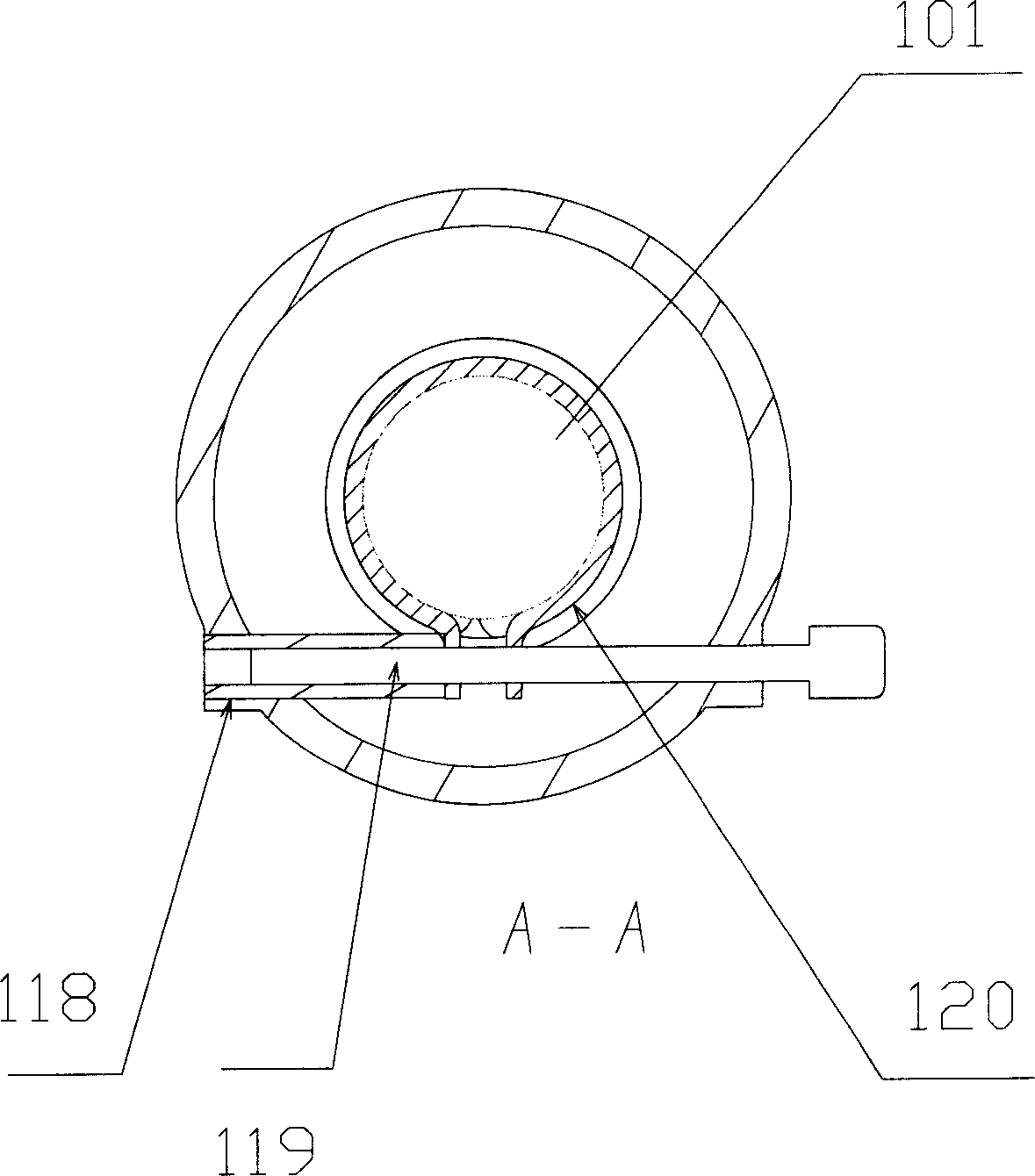 Steering mechanism for vehicular drive-by-wire system and its steering drag simulator