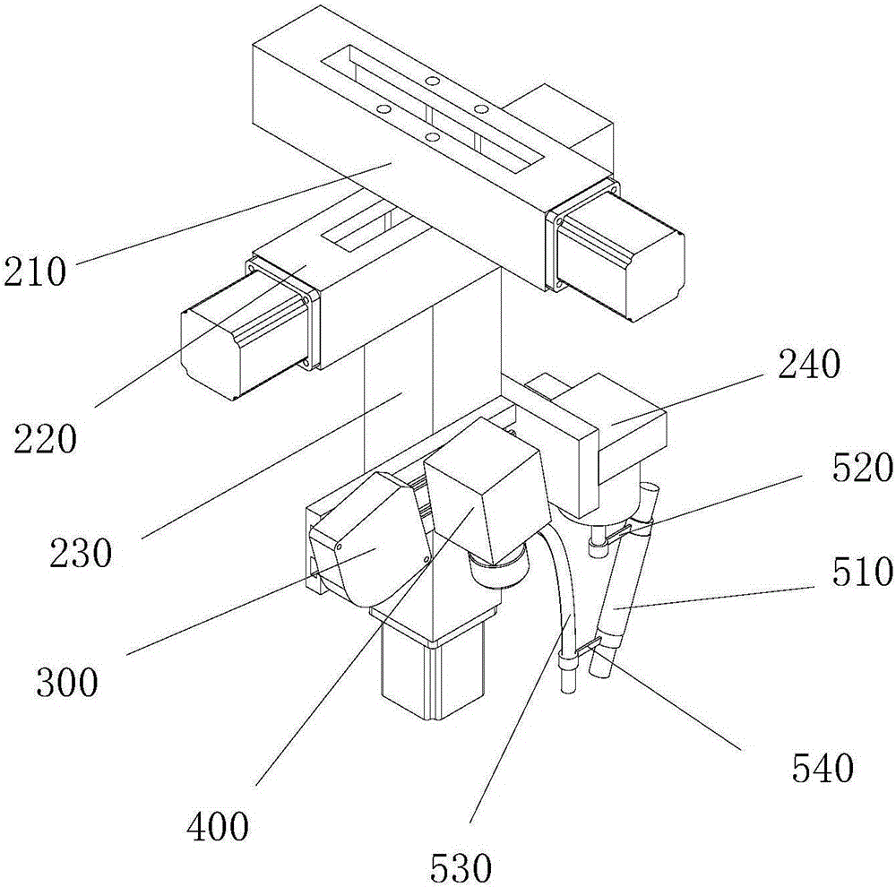 Non-gas metal arc welding 3 D adding material repair device and repair method