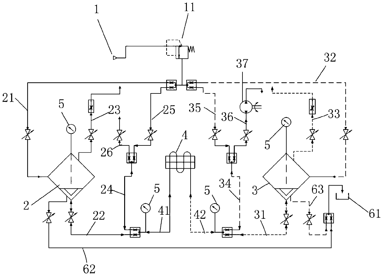 Multifunctional circulating cleaning system