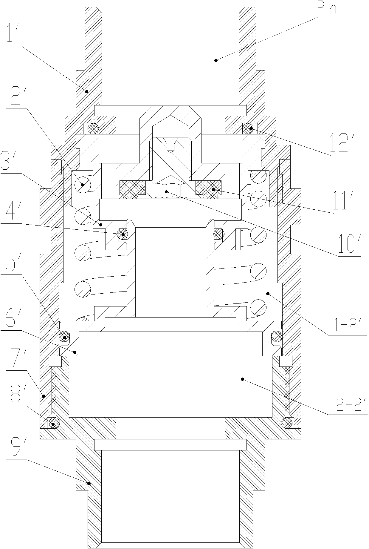 Pressure reduction and stabilization valve