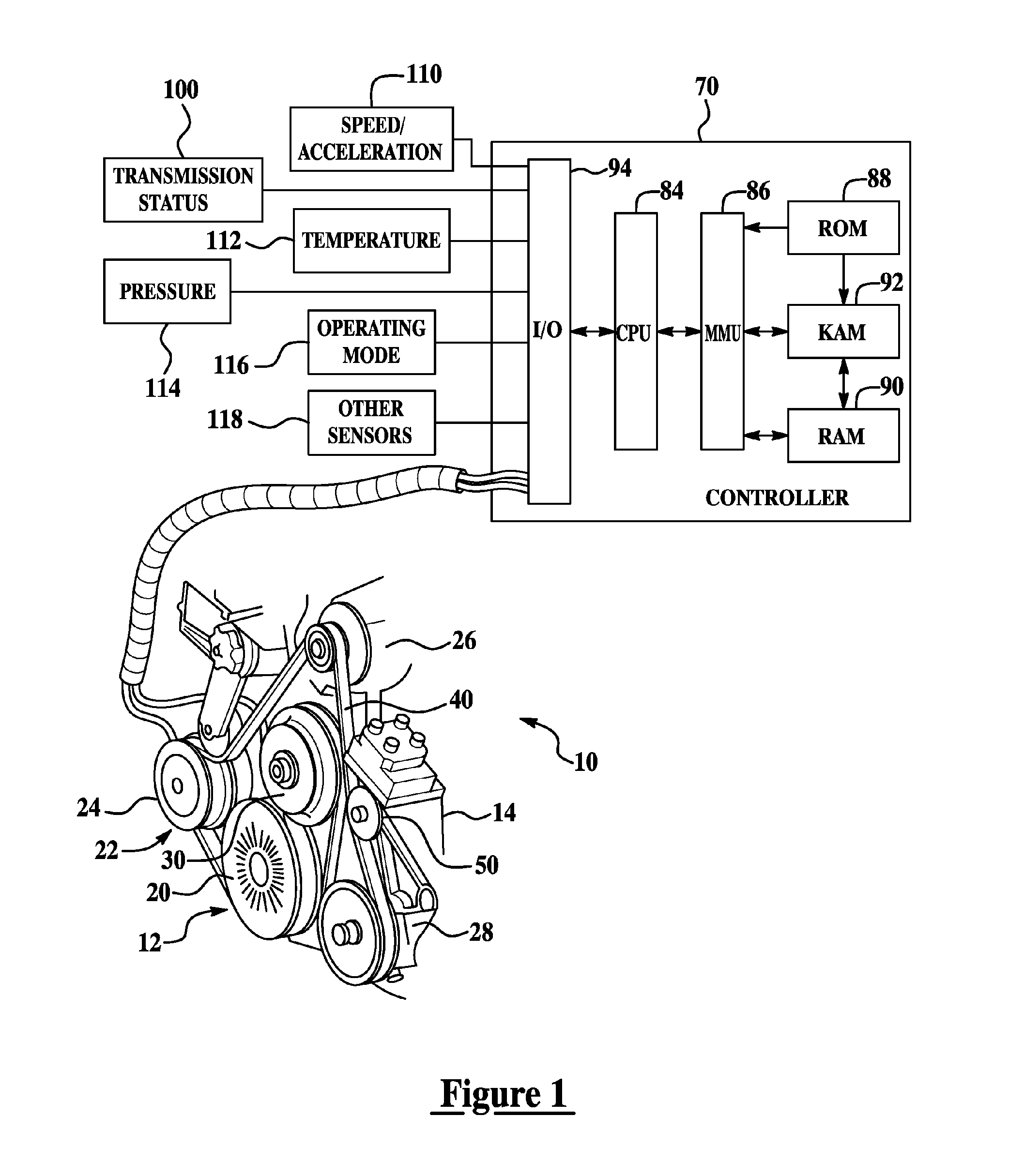 Electromagnetic coupling device for engine accessories