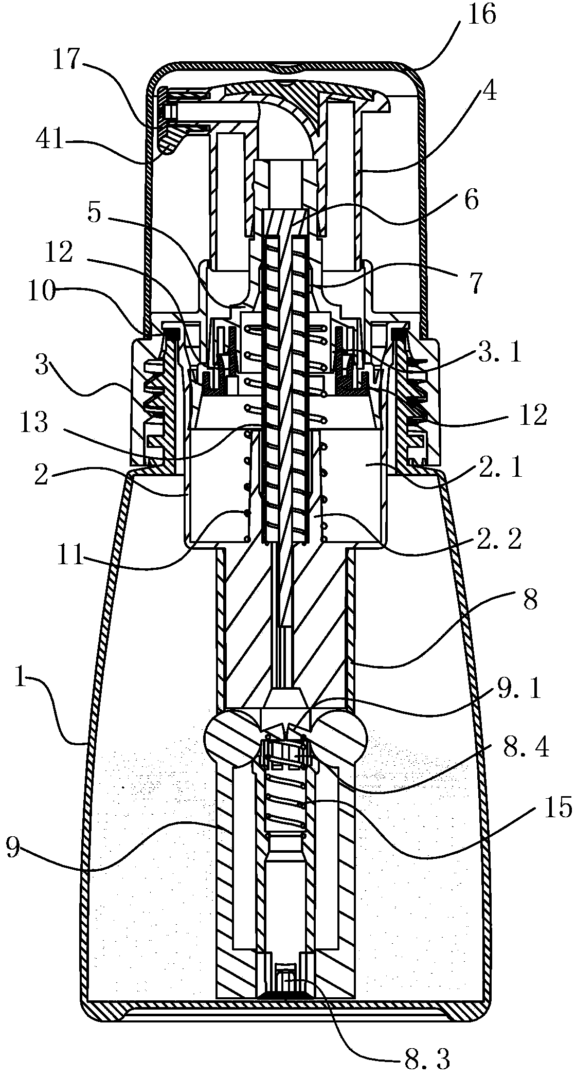 Dry powder sprayer