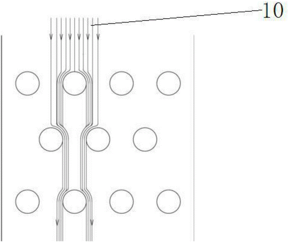 Water-drop-shaped magnetic rod