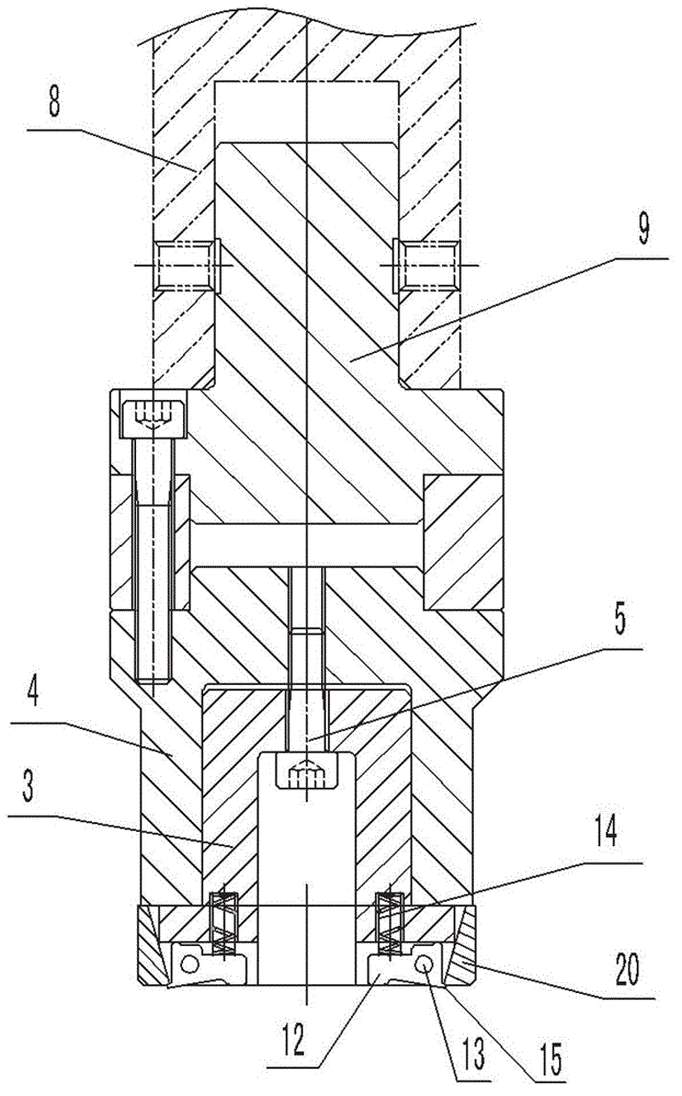 Outer ring loading tool of tapered roller bearing