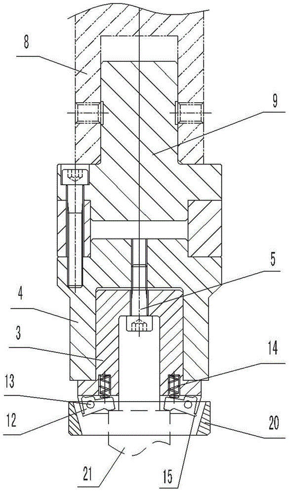 Outer ring loading tool of tapered roller bearing