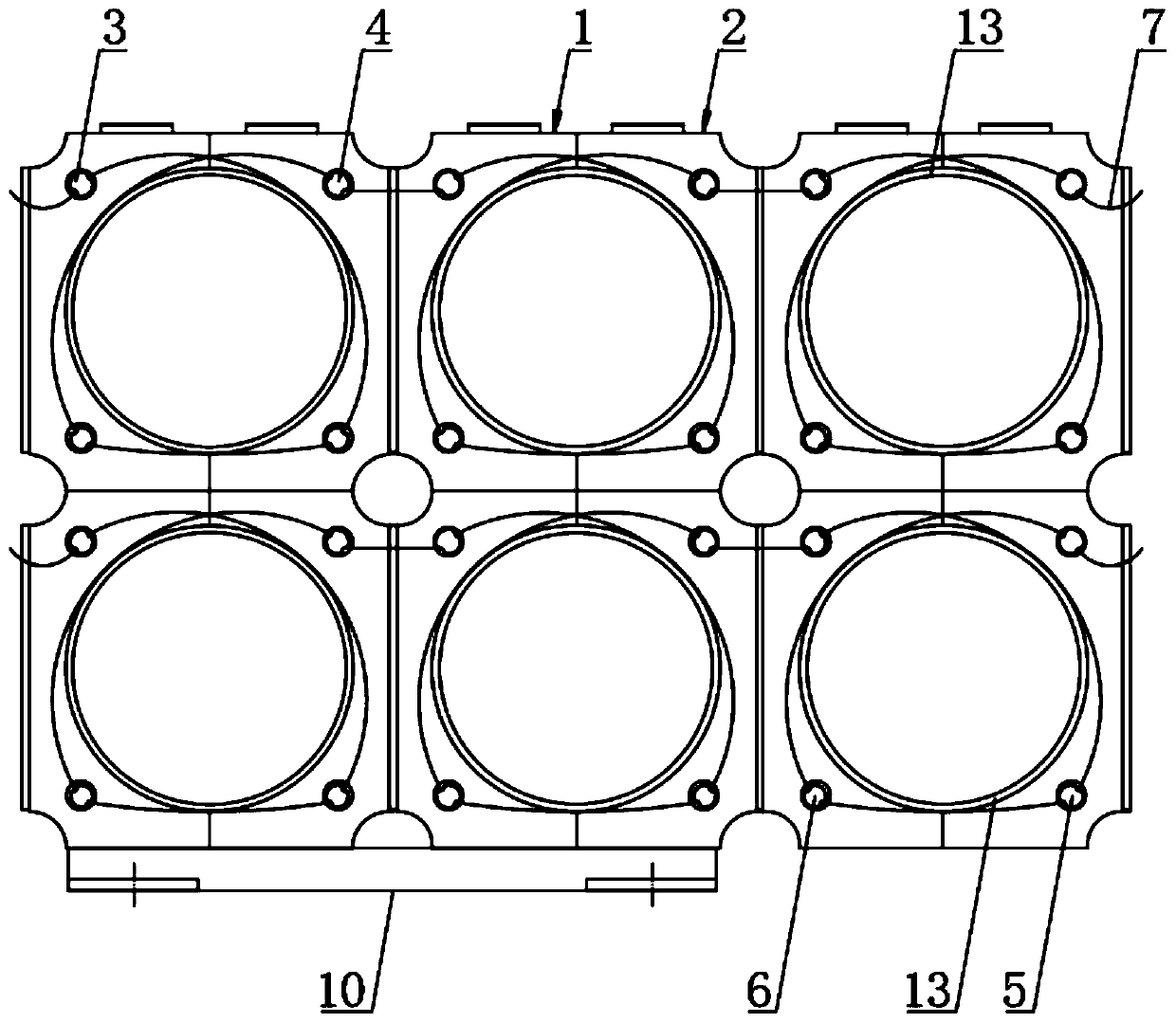 Bundling type anti-falling device for power pipe transportation