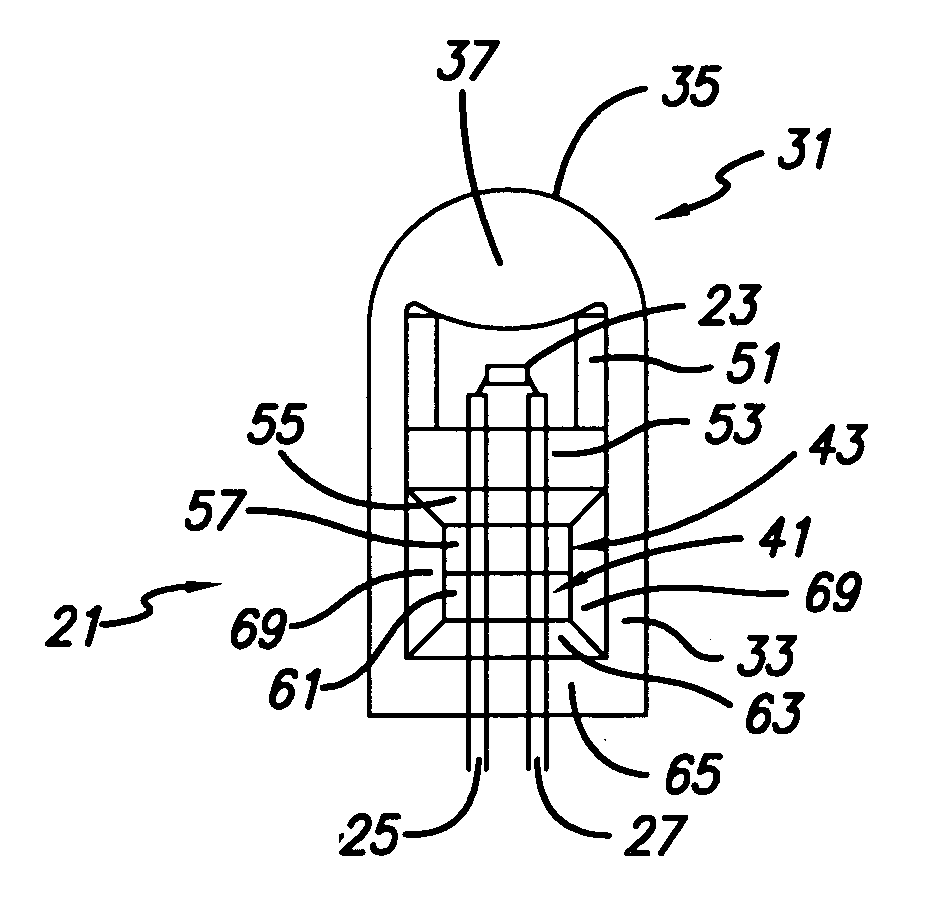 Spacer bead geometry for controlled sealing stability