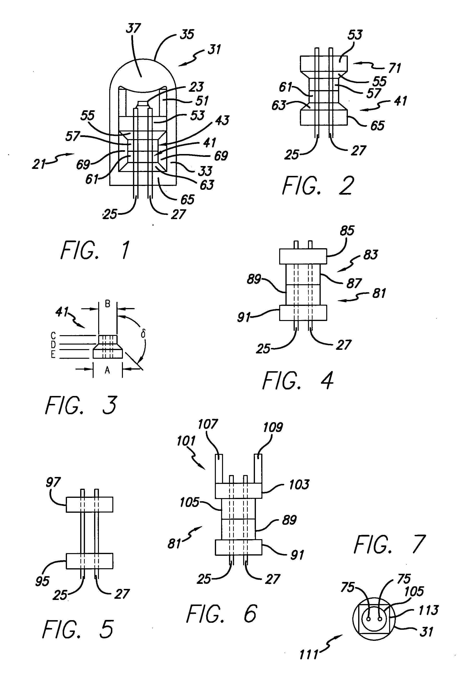 Spacer bead geometry for controlled sealing stability