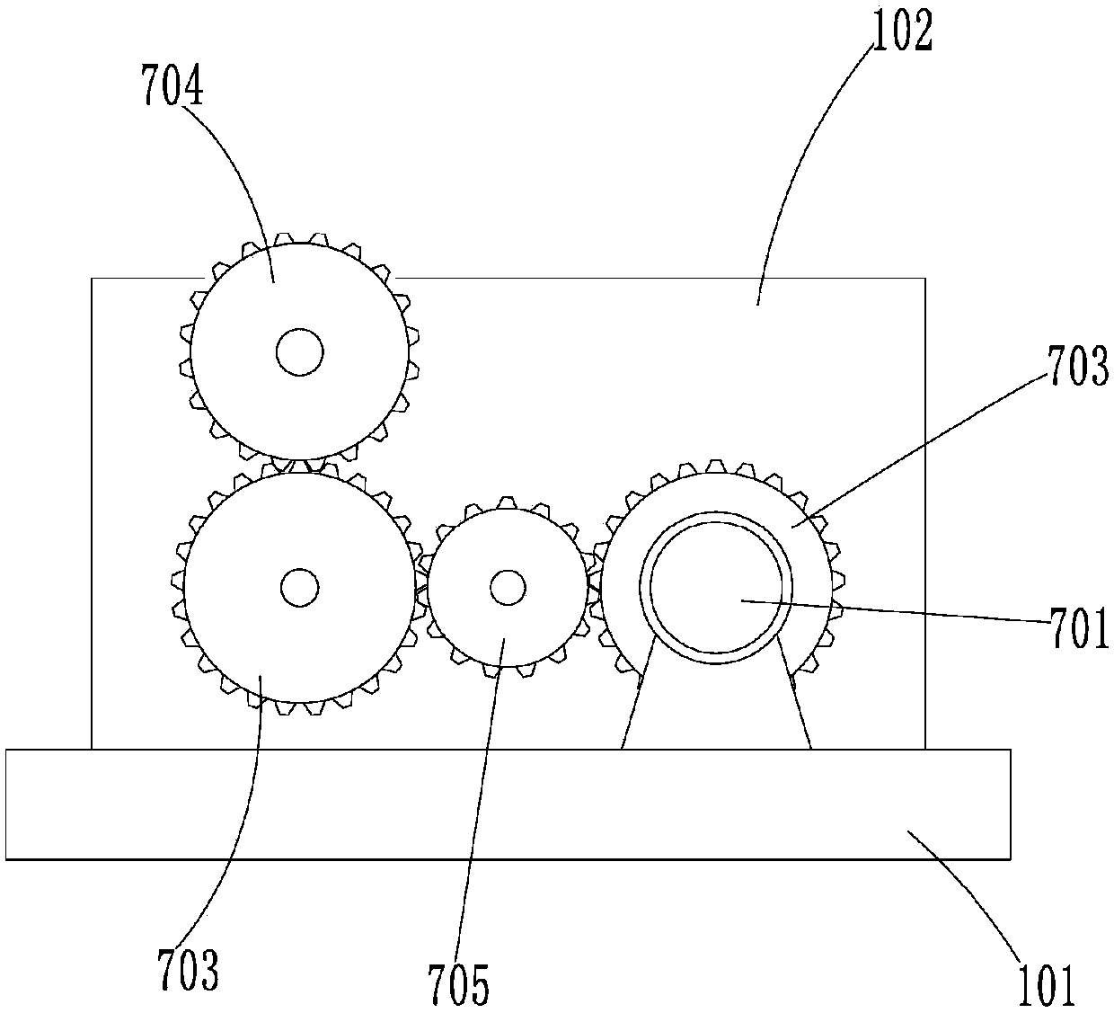 Spiral groove machining device for automobile sleeve