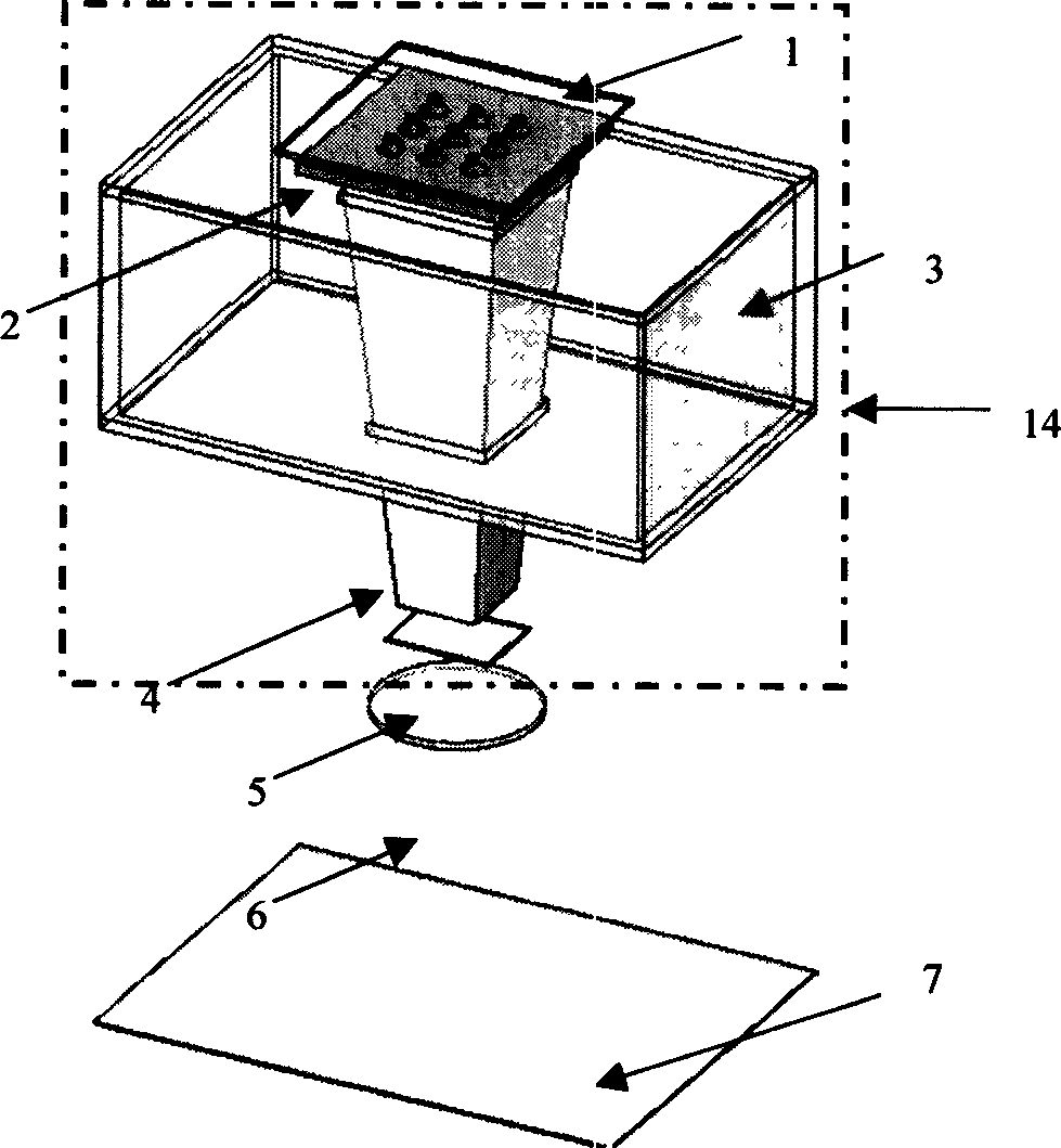 Three-colour luminous diode multi light source lighting device