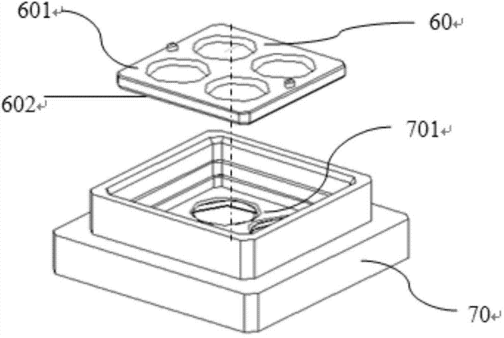 Assembly method for array-type lens