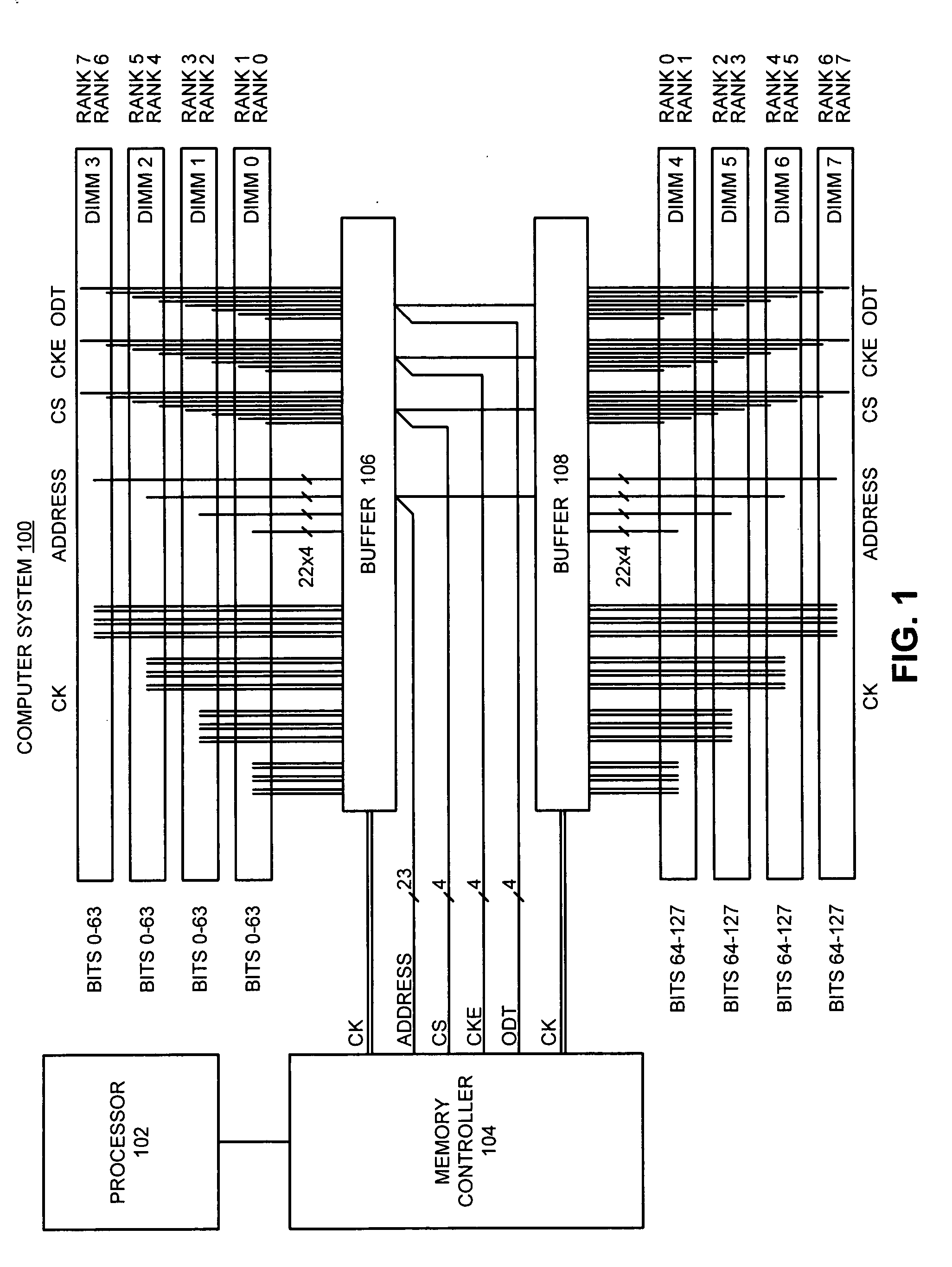 Method and apparatus for encoding memory control signals to reduce pin count