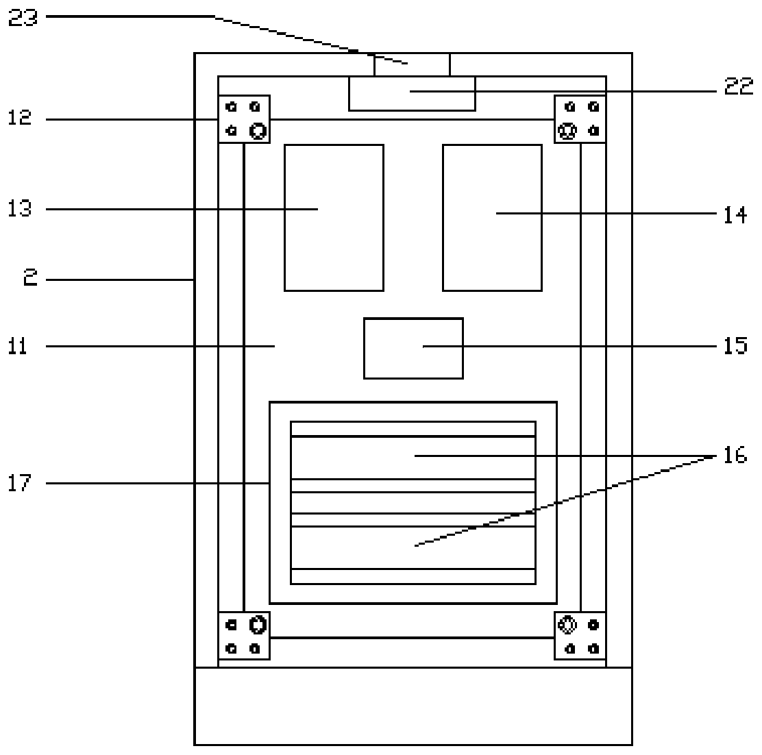 Frequency converter control cabinet in mutual backup automatic switching mode realized by utilizing hard logic