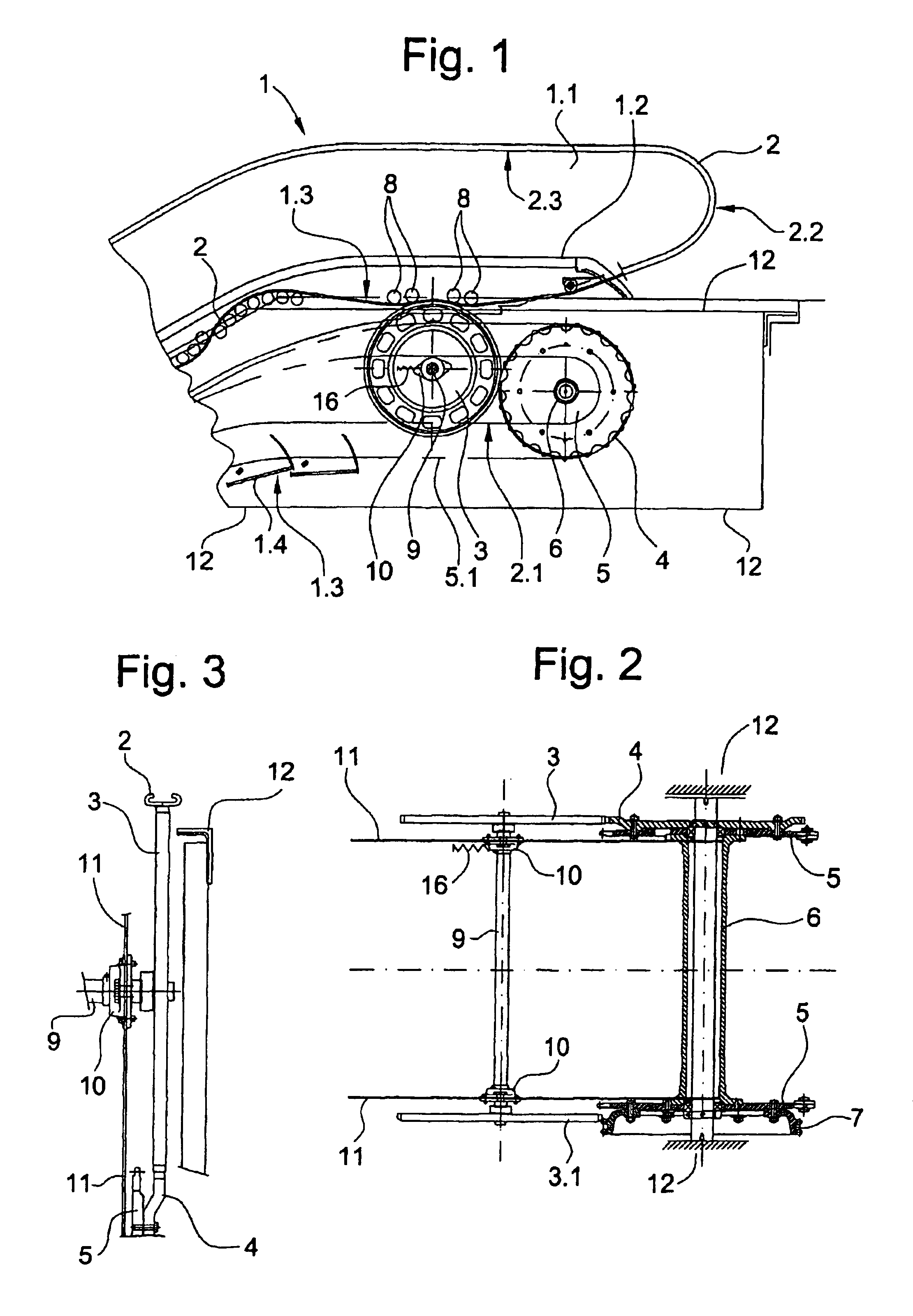 Handrail-drive for an escalator or a moving walk