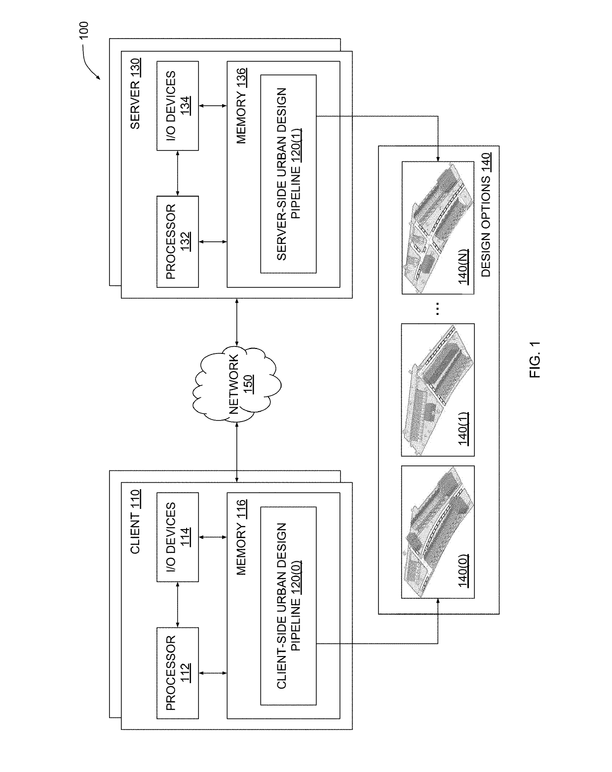 Techniques for automatically generating designs having characteristic topologies for urban design projects