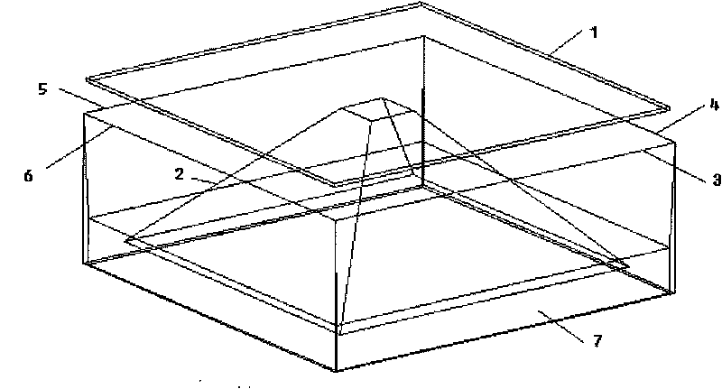 Floated quasi-three dimensional display device sheltered by display screen