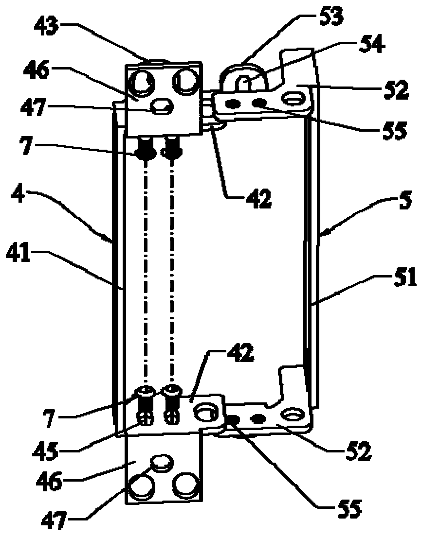 Multidirectional adjusting blind hinge