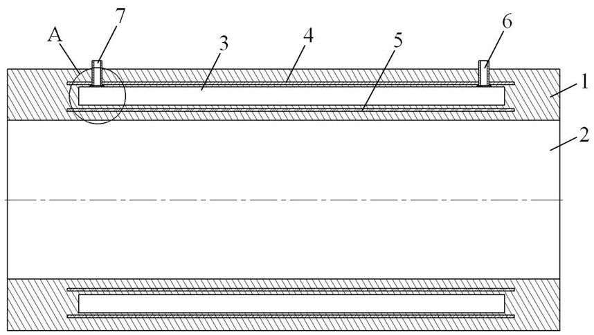 Cylinder external pressure resistance testing device