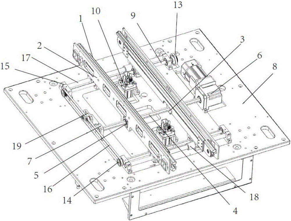 Conveying line with blocking effect