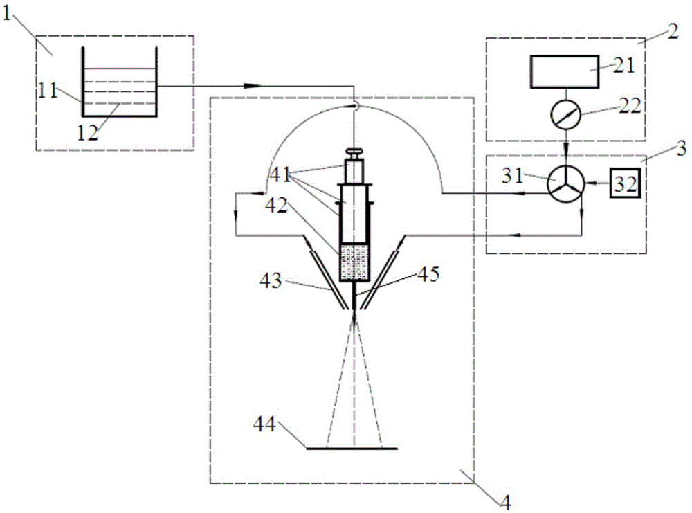 Spray non-woven spinning device and spray non-woven spinning method for producing micro-nanofibers