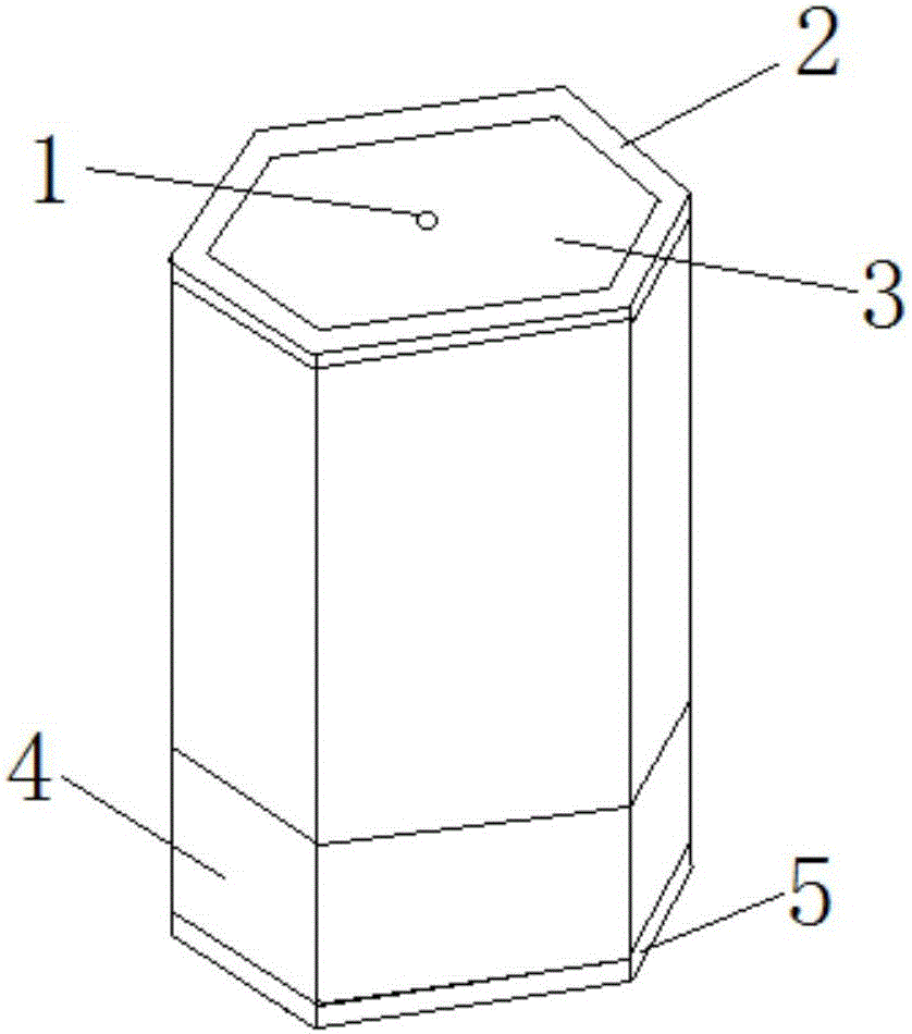 Three-dimensional groove electrode silicon detector with variable center collecting electrodes