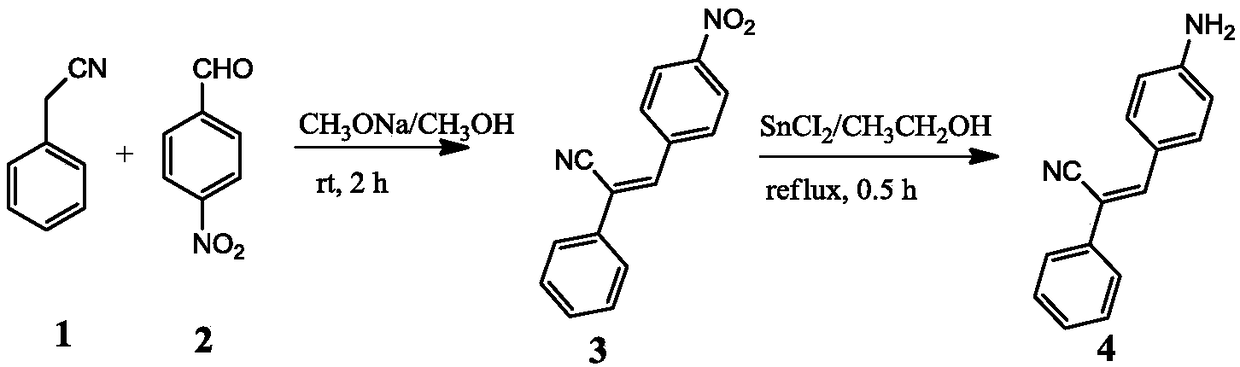 Application of 2-phenyl-3-(p-aminophenyl)acrylonitrile as matrix in analyzing carbohydrates through MALDI-MS (Matrix Assisted Laser Desorption Ionization-Mass Spectrometry)