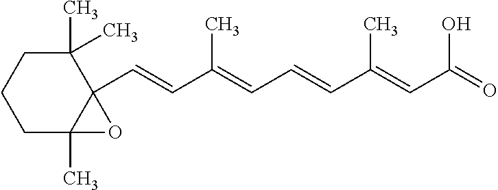 Compositions comprising encapsulated tretinoin