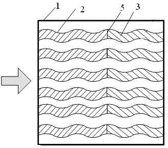 Flat-plate heat exchanger filled with metal foam at partial portion