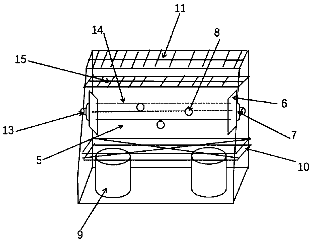 Discharge plasma assisted combustion energy-saving and environment-friendly oven