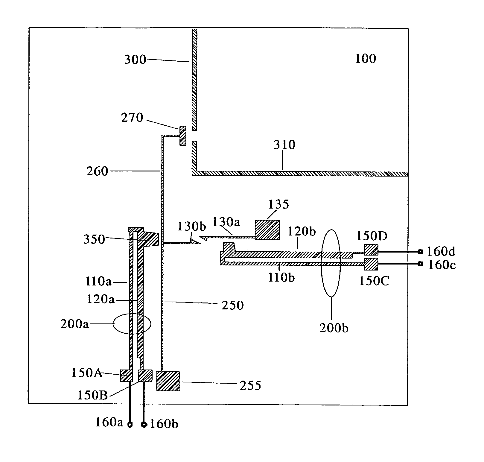 Microengineered broadband electrical switches