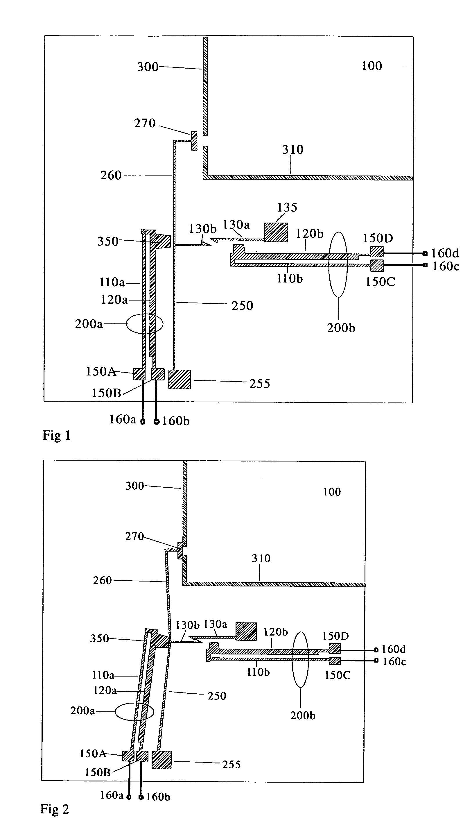 Microengineered broadband electrical switches