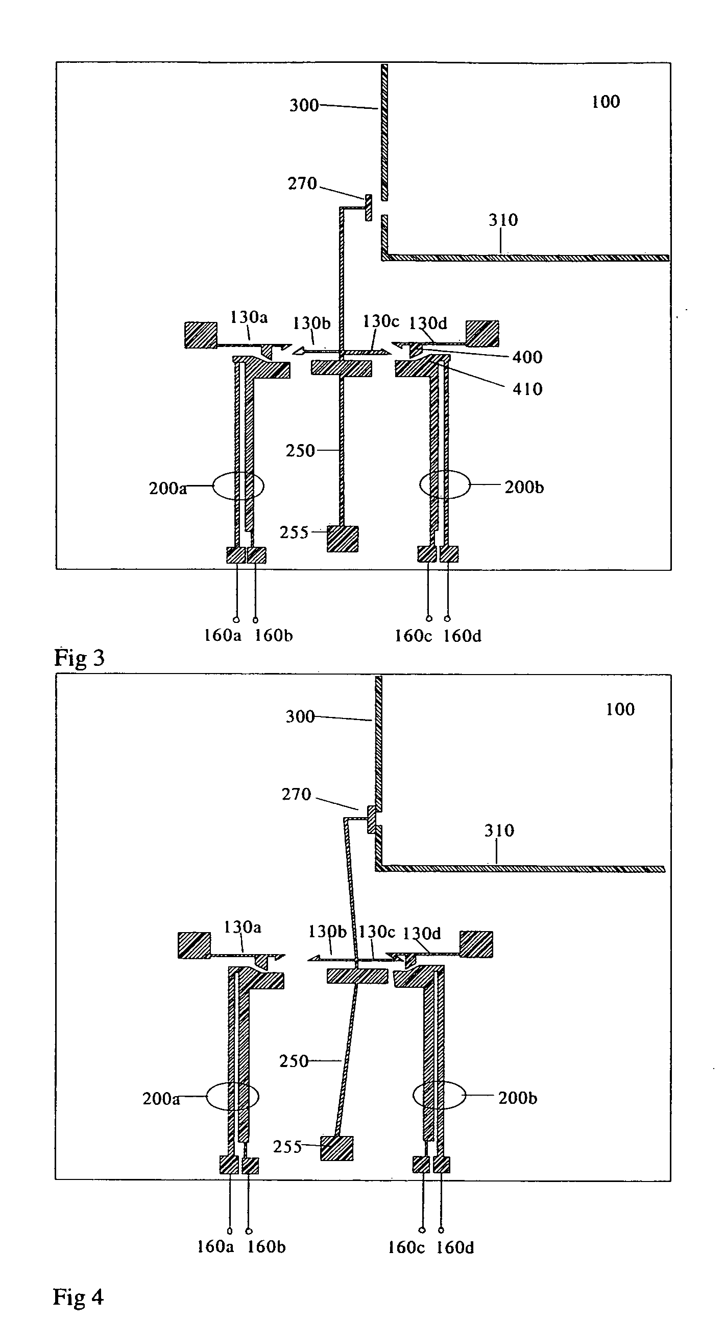 Microengineered broadband electrical switches