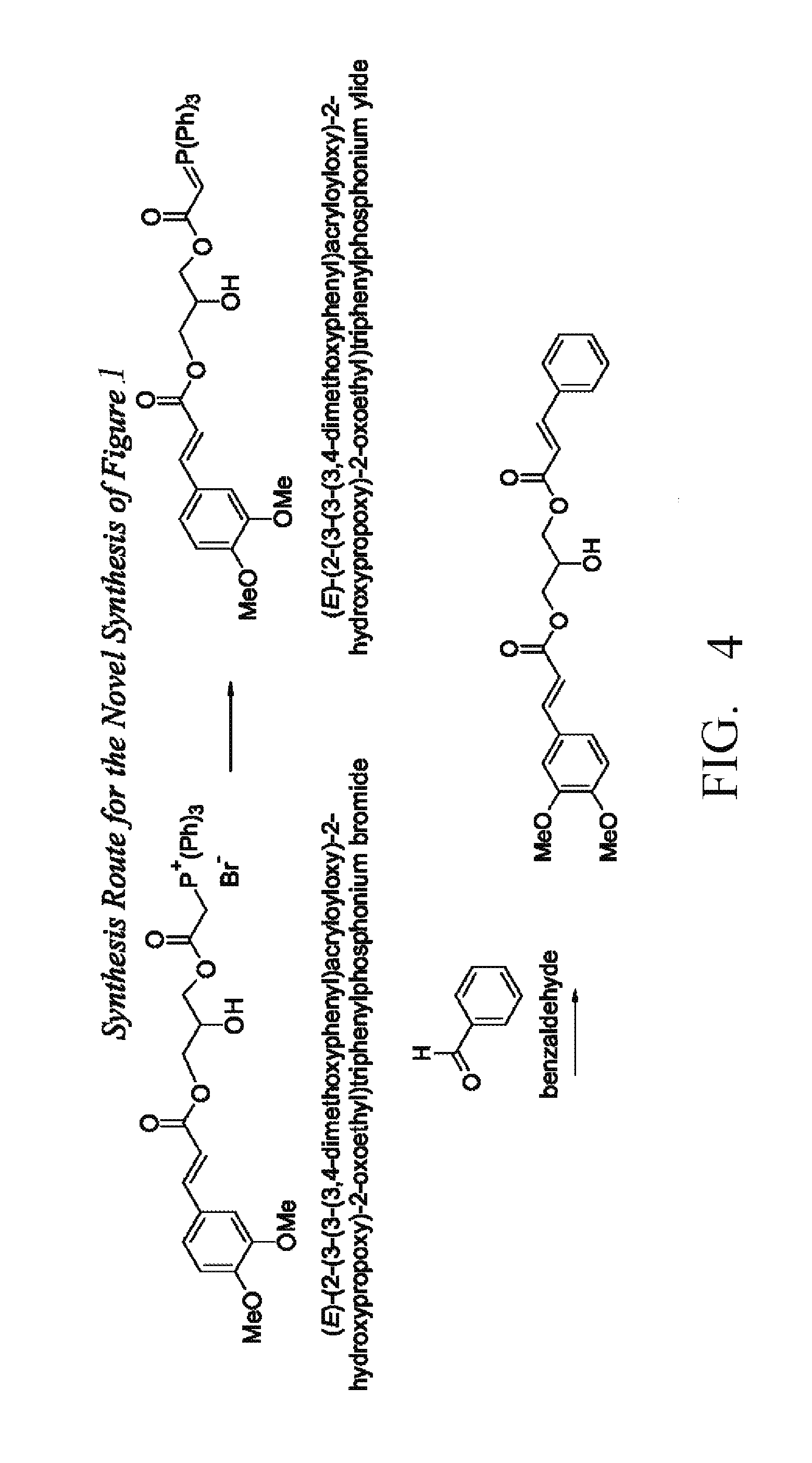 Anti-tumor and Anti-inflammatory dicinnamoyl-glycerol esters and their analogues