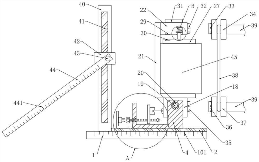 Clamp device used for correcting perpendicularity of wire electrode and medium-speed wire cutting machine