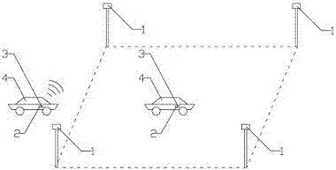 No-honking control system for automotive no-honking area