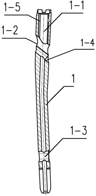 Assembled femoral intramedullary nail system