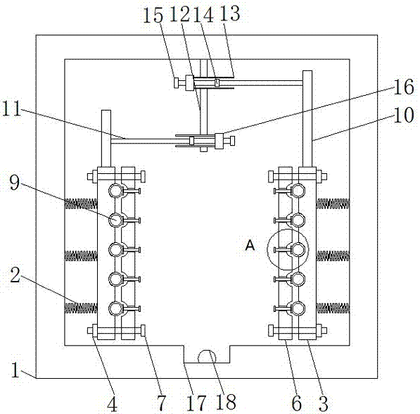 Drying device for wood processing