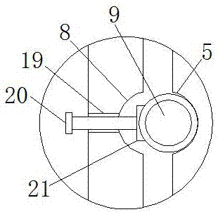 Drying device for wood processing