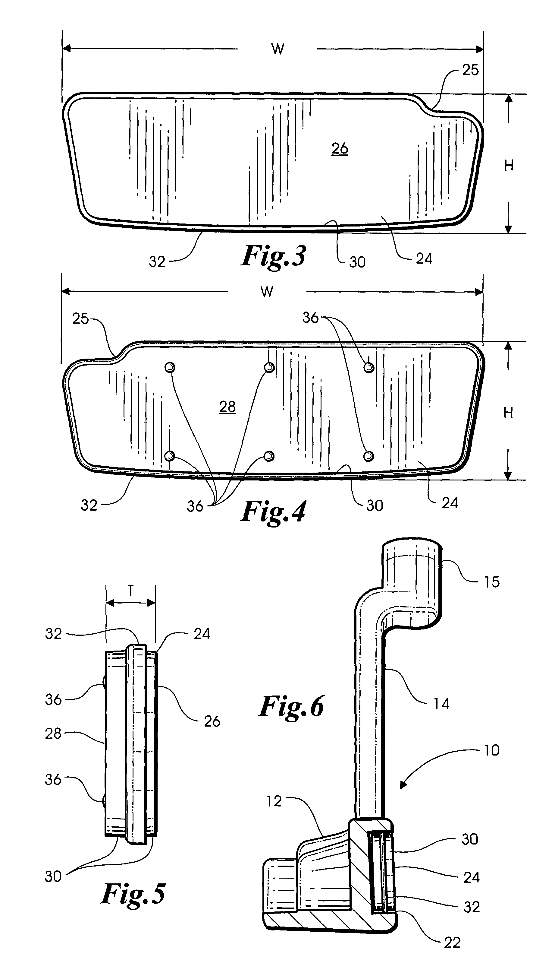 Golf club head having a face insert with a visual outline