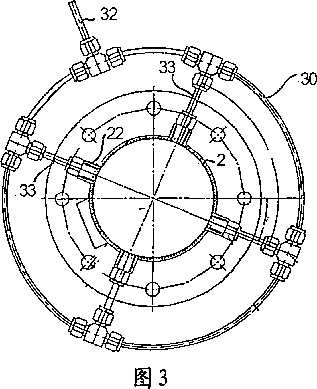 Method of drying molds and apparatus for supplying drying air