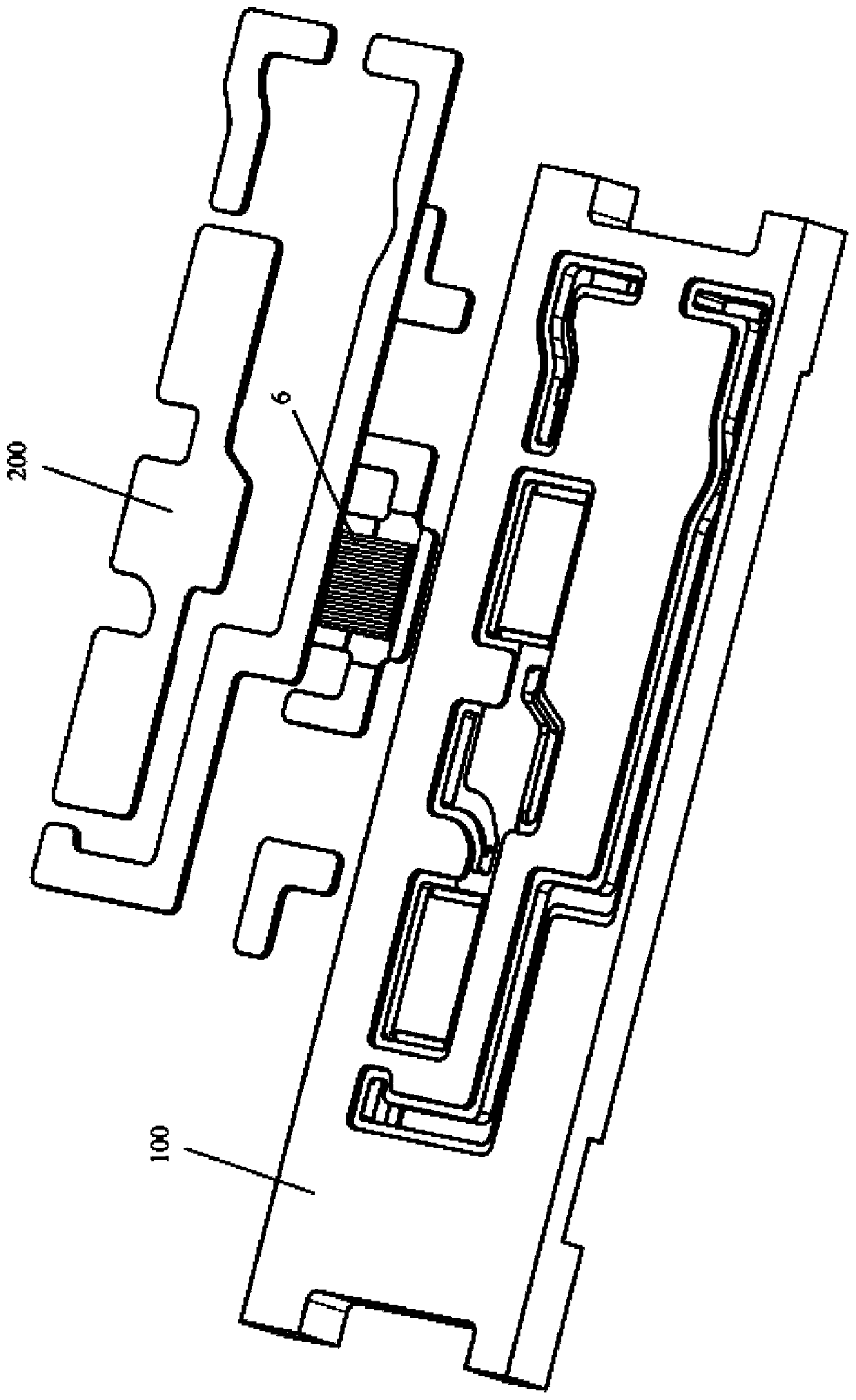 Double-sided friction stir welding cold plate and processing method thereof