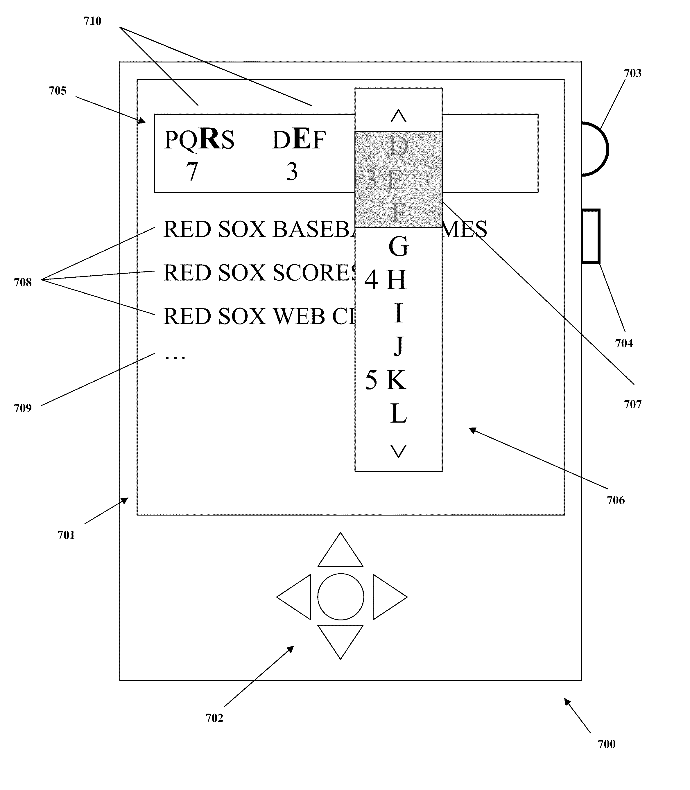 Methods and Systems for a Linear Character Selection Display Interface for Ambiguous Text Input