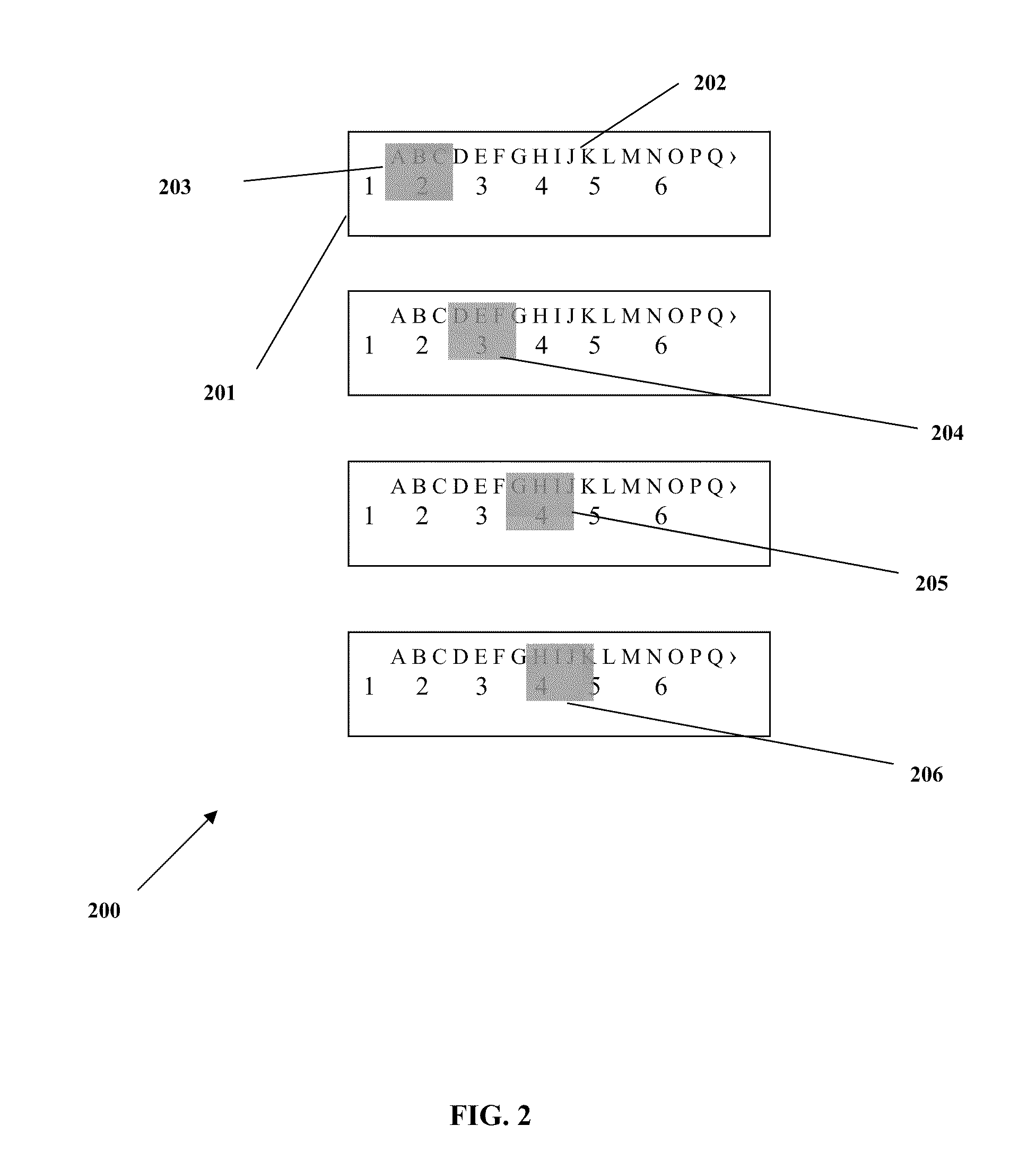 Methods and Systems for a Linear Character Selection Display Interface for Ambiguous Text Input