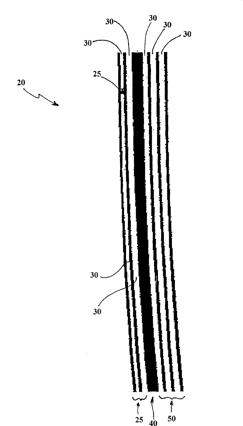 Rim for a bicycle wheel made from composite material with a wear indicator and wheel comprising such a rim