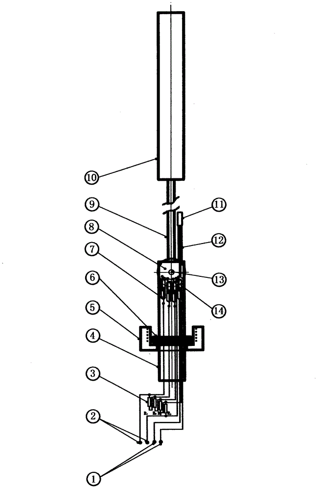 Floating multi-gear water level and water temperature sensor for solar water heater